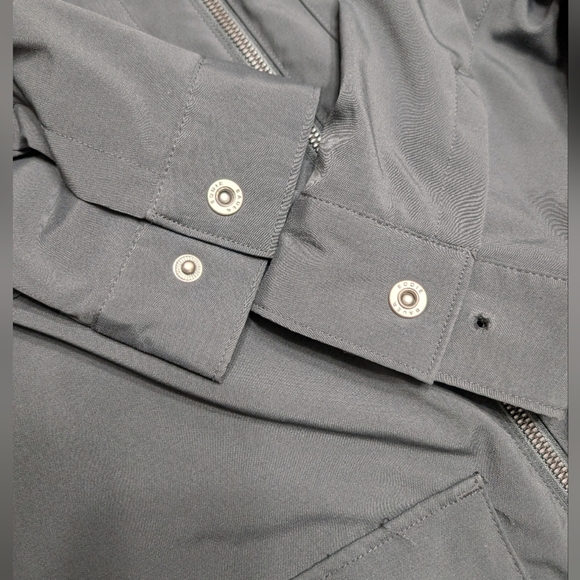 Eddie Bauer Travex Trek And Travel Dark Charcoal Grey Men's Black Utility Jacket - Picture 6 of 12